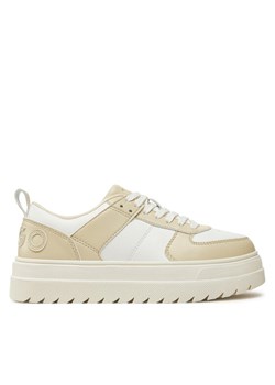 Sneakersy HUGO Lyssa 50536310 Beżowy ze sklepu eobuwie.pl w kategorii Buty sportowe damskie - zdjęcie 182108279