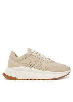 Sneakersy BOSS Ttnmevo 50536421 Beżowy ze sklepu eobuwie.pl w kategorii Buty sportowe damskie - zdjęcie 182108287