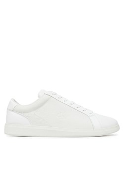 Sneakersy Calvin Klein Jeans Low Profile Cupsole Cm YM0YM01190 Biały ze sklepu eobuwie.pl w kategorii Buty sportowe męskie - zdjęcie 182108297