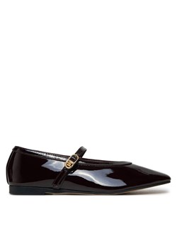 Baleriny Tommy Hilfiger FW0FW08577 Bordowy ze sklepu eobuwie.pl w kategorii Balerinki - zdjęcie 182108316