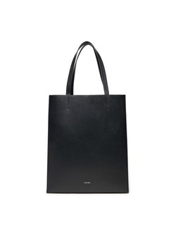 Torebka Calvin Klein Line Lthr Ns Tote 43 LV04F3000G Czarny ze sklepu eobuwie.pl w kategorii Torebki damskie - zdjęcie 182108367