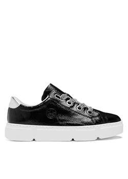 Sneakersy Rieker N59A2-00 Czarny ze sklepu eobuwie.pl w kategorii Buty sportowe damskie - zdjęcie 182108416