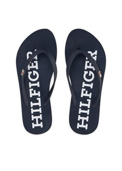 Japonki Tommy Hilfiger Strap Beach Sandal FW0FW07901 Granatowy ze sklepu eobuwie.pl w kategorii Klapki damskie - zdjęcie 182108479