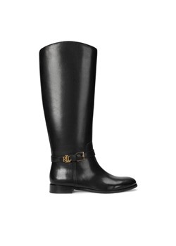 Oficerki LAUREN RALPH LAUREN 802937804001 Czarny ze sklepu eobuwie.pl w kategorii Kozaki damskie - zdjęcie 182108539