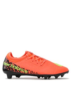 Buty do piłki nożnej New Balance Furon v7 Dispatch Jnr Fg SJF3FDF7 Pomarańczowy ze sklepu eobuwie.pl w kategorii Buty sportowe dziecięce - zdjęcie 182108659