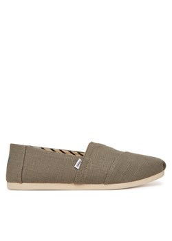 Półbuty Toms Alpargata Classic 10021903 Szary ze sklepu eobuwie.pl w kategorii Półbuty męskie - zdjęcie 182108736