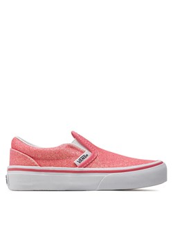 Tenisówki Vans Uy Classic Slip-On VN0005WWPNK1 Różowy ze sklepu eobuwie.pl w kategorii Trampki dziecięce - zdjęcie 182108767