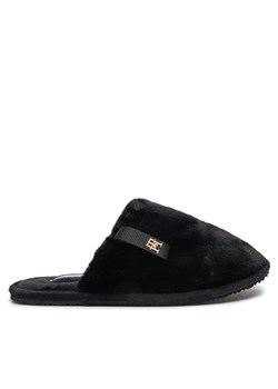 Kapcie Tommy Hilfiger Trenerzy Confort Home FW0FW08138 Czarny ze sklepu eobuwie.pl w kategorii Kapcie damskie - zdjęcie 182108768