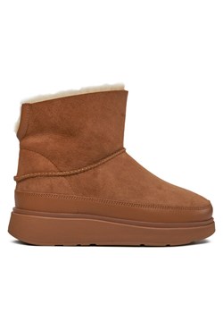 Śniegowce FitFlop Gen-Ff Shearling GS6-A69 Brązowy ze sklepu eobuwie.pl w kategorii Śniegowce damskie - zdjęcie 182108869