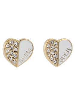 Kolczyki Guess Love Guess JUBE03 048JW Żółte złocenie ze sklepu eobuwie.pl w kategorii Kolczyki - zdjęcie 182108975