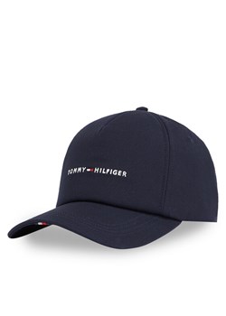 Czapka z daszkiem Tommy Hilfiger Th Foundation Soft 6 Panel Cap AM0AM13162 Granatowy ze sklepu eobuwie.pl w kategorii Czapki z daszkiem męskie - zdjęcie 182109035