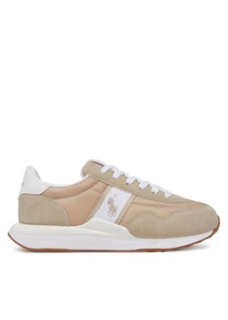 Sneakersy Polo Ralph Lauren Train 89 Sport RL02441272 Beżowy ze sklepu eobuwie.pl w kategorii Buty sportowe dziecięce - zdjęcie 182109059