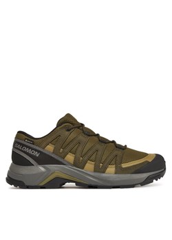 Trekkingi Salomon X-Adventure Recon Gore Tex L47813200 Zielony ze sklepu eobuwie.pl w kategorii Buty trekkingowe męskie - zdjęcie 182109415