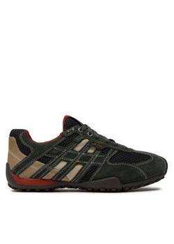 Półbuty Geox U Snake K U4207K 02214 C1300 Zielony ze sklepu eobuwie.pl w kategorii Półbuty męskie - zdjęcie 182109576