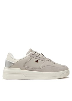 Sneakersy Tommy Hilfiger Essent Basket FW0FW08615 Szary ze sklepu eobuwie.pl w kategorii Buty sportowe damskie - zdjęcie 182109609