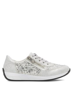 Sneakersy Rieker N1112-80 Srebrny ze sklepu eobuwie.pl w kategorii Buty sportowe damskie - zdjęcie 182109745
