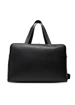 Torba Calvin Klein Ck Premium Leather Weekender K50K512931 Czarny ze sklepu eobuwie.pl w kategorii Torby podróżne - zdjęcie 182109799