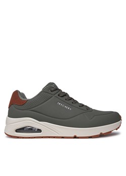 Sneakersy Skechers Uno - Suited On Air 183004 Zielony ze sklepu eobuwie.pl w kategorii Buty sportowe męskie - zdjęcie 182109937