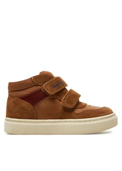 Sneakersy Geox B Nashik Boy B465NA 022CL C6078 S Brązowy ze sklepu eobuwie.pl w kategorii Buty sportowe dziecięce - zdjęcie 182109946