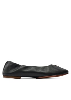 Baleriny Tommy Hilfiger Th Elevated Elastic Ballerina FW0FW07882 Czarny ze sklepu eobuwie.pl w kategorii Balerinki - zdjęcie 182109967