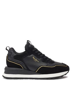 Sneakersy Pepe Jeans PLS60012 Czarny ze sklepu eobuwie.pl w kategorii Buty sportowe damskie - zdjęcie 182110017
