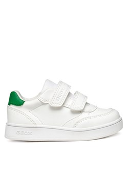 Sneakersy Geox B Eclyper B555LA 054FU C0547 Biały ze sklepu eobuwie.pl w kategorii Buty sportowe dziecięce - zdjęcie 182110095