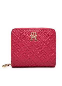 Mały Portfel Damski Tommy Hilfiger Distinct AW0AW16580 Różowy ze sklepu eobuwie.pl w kategorii Portfele damskie - zdjęcie 182110218