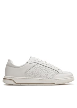 Sneakersy Calvin Klein Low Top Lace Up Lth Perf Mono HM0HM01428 Biały ze sklepu eobuwie.pl w kategorii Buty sportowe męskie - zdjęcie 182110289