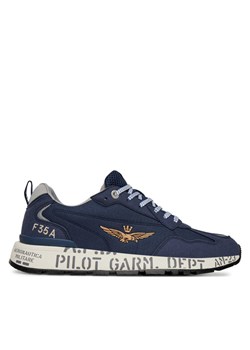 Sneakersy Aeronautica Militare 251SC276CT3332 Granatowy ze sklepu eobuwie.pl w kategorii Buty sportowe męskie - zdjęcie 182110338