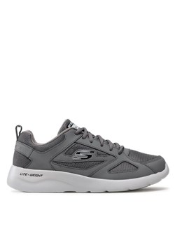 Sneakersy Skechers Fallford 58363/CCBK Szary ze sklepu eobuwie.pl w kategorii Buty sportowe męskie - zdjęcie 182110656