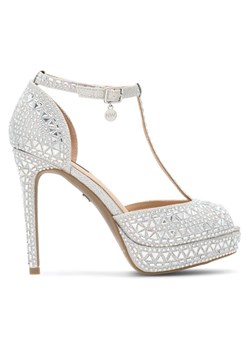 Sandały Nine West NISA SY015-1NW Srebrny ze sklepu eobuwie.pl w kategorii Sandały damskie - zdjęcie 182110888