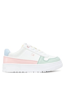 Sneakersy Tommy Hilfiger Low Cut Lace-Up Sneaker T3A9-33740-1355 M Biały ze sklepu eobuwie.pl w kategorii Buty sportowe dziecięce - zdjęcie 182110965