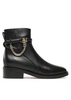 Botki MICHAEL Michael Kors Hamilton Flat Bootie 40F3HAME5L Czarny ze sklepu eobuwie.pl w kategorii Botki - zdjęcie 182110979
