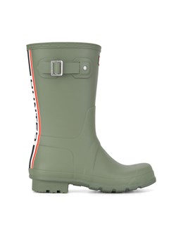Kalosze Hunter MFS9353RMA-LIN-M Khaki ze sklepu eobuwie.pl w kategorii Kalosze męskie - zdjęcie 182111008