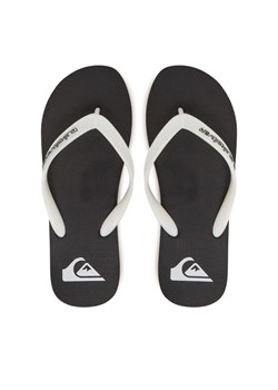 Japonki Quiksilver Molokai Core AQYL101325 Czarny ze sklepu eobuwie.pl w kategorii Klapki męskie - zdjęcie 182111029