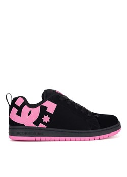 Sneakersy DC COURT GRAFFIK ADGS100091-BBP Czarny ze sklepu eobuwie.pl w kategorii Buty sportowe dziecięce - zdjęcie 182111249