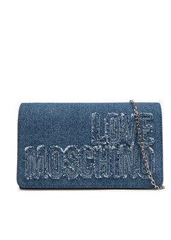 Torebka LOVE MOSCHINO JC4247PP0MKM0750 Niebieski ze sklepu eobuwie.pl w kategorii Kopertówki - zdjęcie 182111498