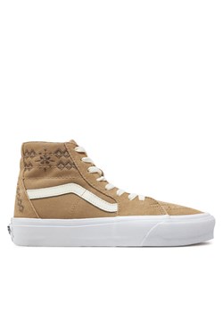 Tenisówki Vans Sk8-Hi Tapered VN0009QP4MG1 Beżowy ze sklepu eobuwie.pl w kategorii Trampki damskie - zdjęcie 182111539