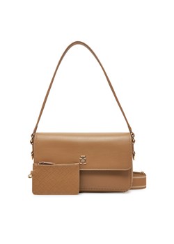 Torebka Tommy Hilfiger Th Distinct Conv Crossover AW0AW17219 Brązowy ze sklepu eobuwie.pl w kategorii Torebki damskie - zdjęcie 182111575
