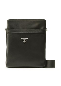 Saszetka Guess Certosa Saffiano Smart HMECSA P3199 Czarny ze sklepu eobuwie.pl w kategorii Saszetki - zdjęcie 182111615