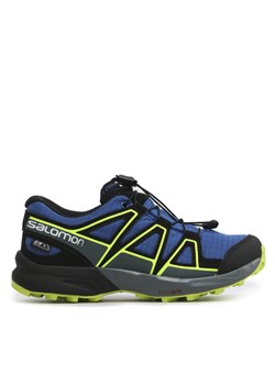 Buty do biegania Salomon Speedcross Cswp J 417258 09 M0 Niebieski ze sklepu eobuwie.pl w kategorii Buty trekkingowe dziecięce - zdjęcie 182111617