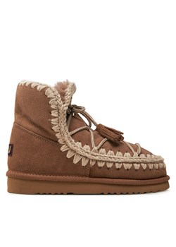 Śniegowce Mou Eskimo Scoubidoo Lace FW101124A Brązowy ze sklepu eobuwie.pl w kategorii Śniegowce damskie - zdjęcie 182111788