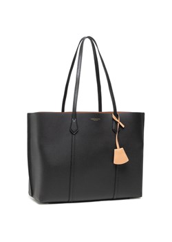 Torebka Tory Burch Perry Triple-Compartment Tote 81932 Czarny ze sklepu eobuwie.pl w kategorii Torby Shopper bag - zdjęcie 182112025