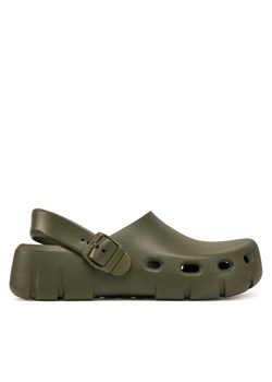 Klapki Birkenstock Birki-Flow EVA 1028741 Khaki ze sklepu eobuwie.pl w kategorii Klapki damskie - zdjęcie 182112089