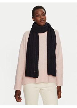 Szalik Tommy Hilfiger Timeless AW0AW16990 Granatowy ze sklepu eobuwie.pl w kategorii Szaliki i chusty damskie - zdjęcie 182112385