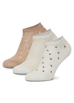 Skarpety Nine West KR_NW_FRESITA_Z_SS25 (3 PACK) Beżowy ze sklepu eobuwie.pl w kategorii Skarpetki damskie - zdjęcie 182112466