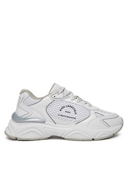 Sneakersy KARL LAGERFELD Komet KL56538A Biały ze sklepu eobuwie.pl w kategorii Buty sportowe męskie - zdjęcie 182112467