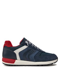 Sneakersy Geox J Alben Boy J459EB 022FU C0700 D Granatowy - id: 0000303482152 - marki Geox - 182112635 Sneakersy Geox J Alben Boy J459EB 022FU C0700 D Granatowy ze sklepu eobuwie.pl w kategorii Buty sportowe dziecięce - zdjęcie 182112635