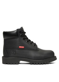 Trapery Timberland 6 In Premium Wp Boot TB0A5Y390011 Czarny ze sklepu eobuwie.pl w kategorii Buty zimowe dziecięce - zdjęcie 182112659