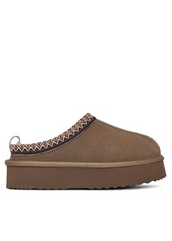 Kapcie DeeZee 0B780P-P Khaki ze sklepu eobuwie.pl w kategorii Kapcie damskie - zdjęcie 182112687